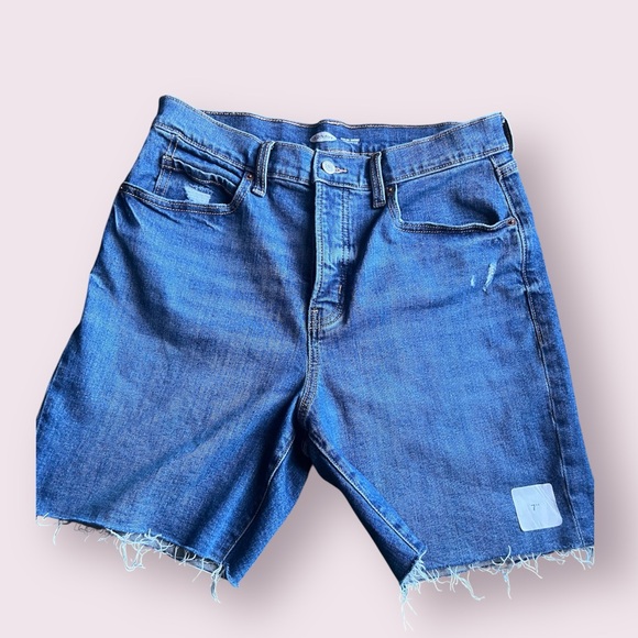 Extra High- Waisted Sky -Hi Ripped Jean Shorts
Buttoned Fly - Picture 1 of 8